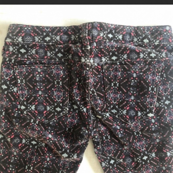 FREE People Kaleidoscope Print Velvet Pants - 26 - Picture 7 of 9